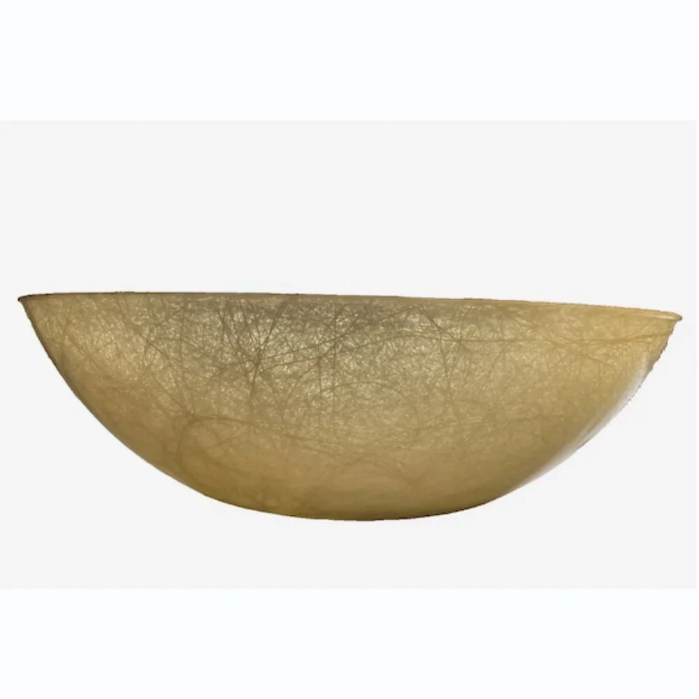 Vintage 1960s Kimball Vesta Fiberglass Serving Bowl 15” MCM‎